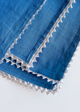 Load image into Gallery viewer, Savoy Blue Linen Table Cover
