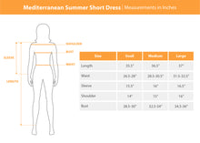 Load image into Gallery viewer, Mediterranean Summer Short Dress
